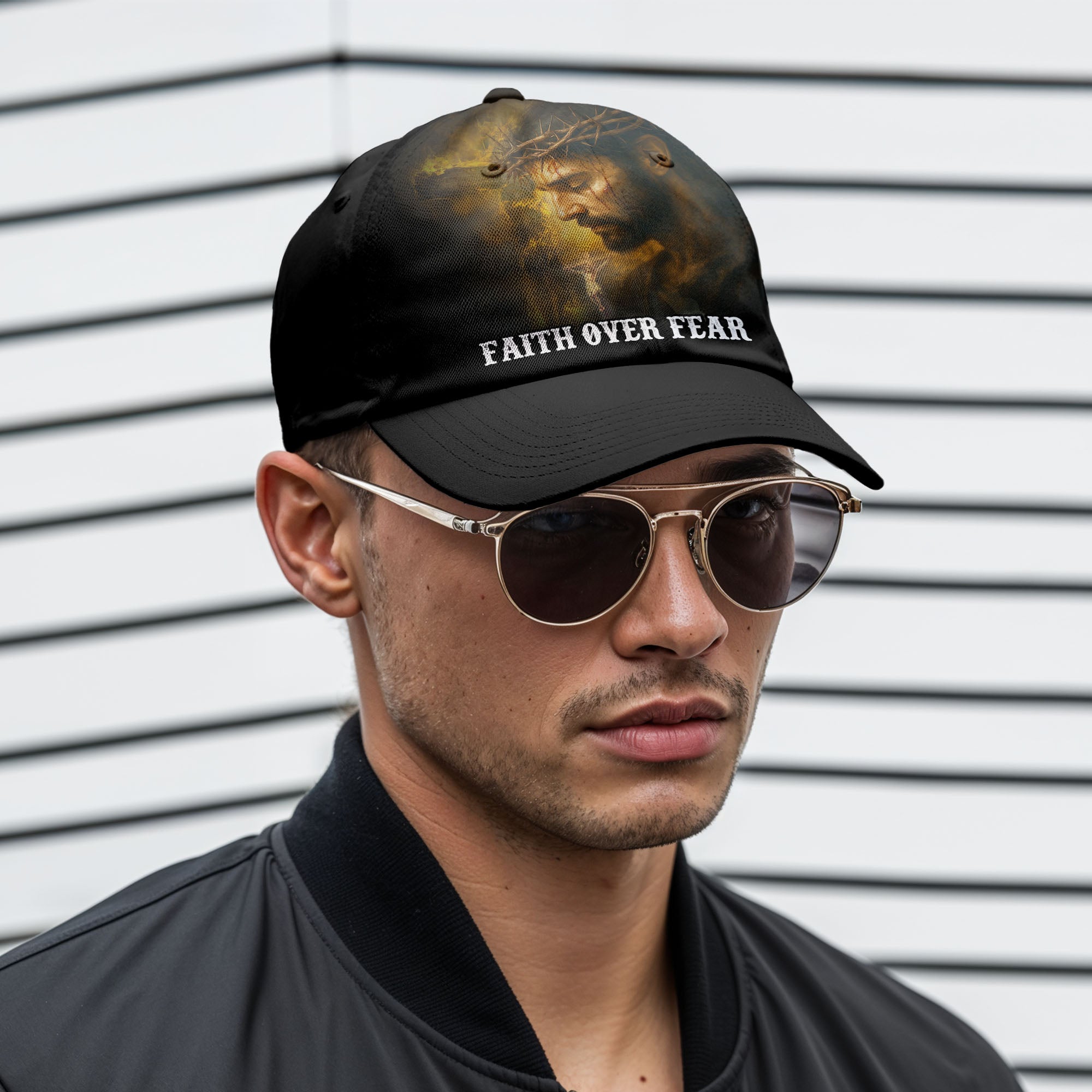 1 Cross 3 Nails 4 Given Baseball Cap
