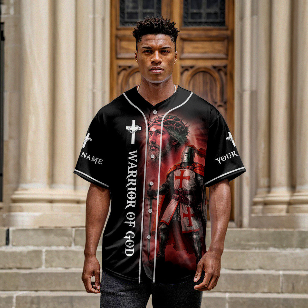 It Ain't Over Until God Custom Name Baseball Jersey