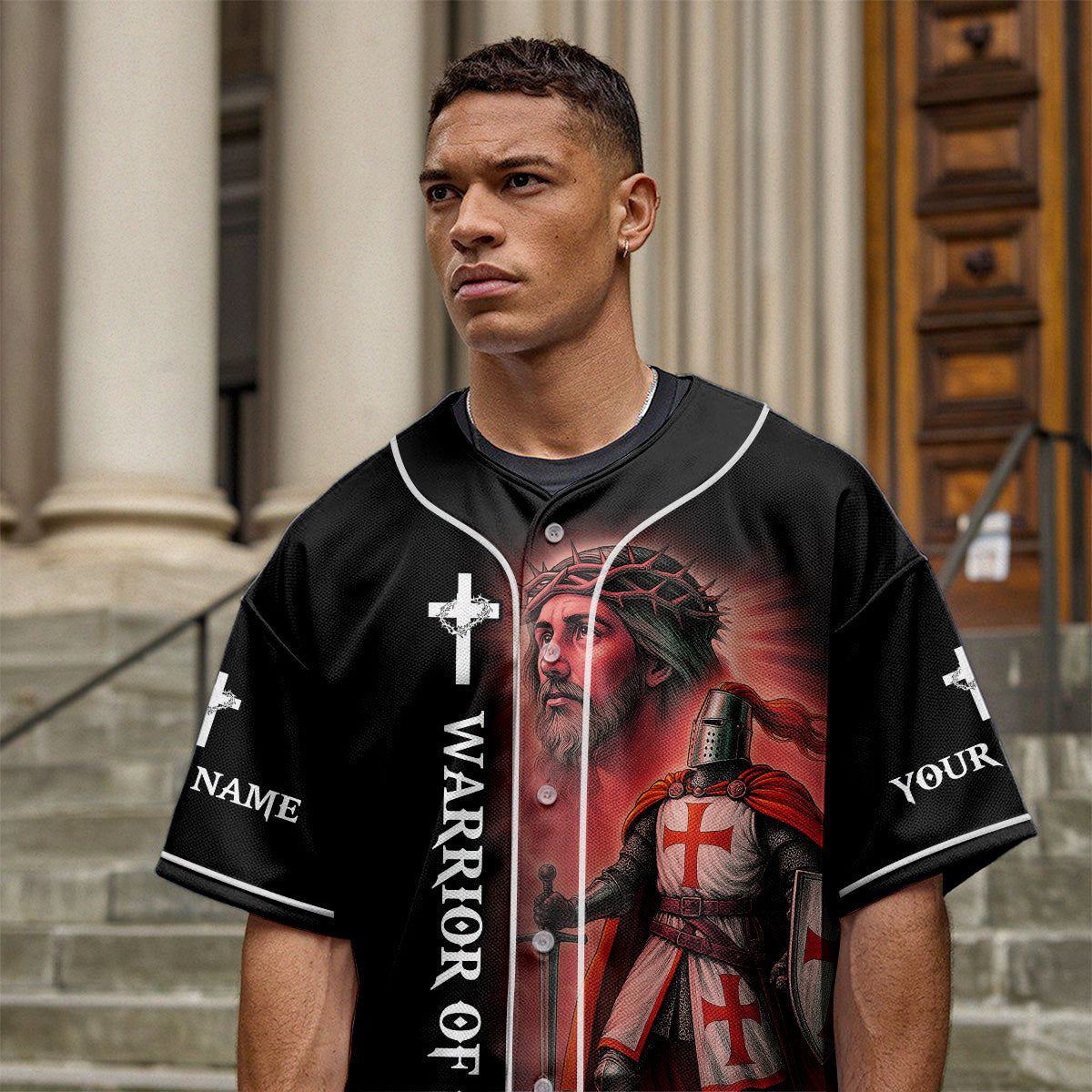 It Ain't Over Until God Custom Name Baseball Jersey