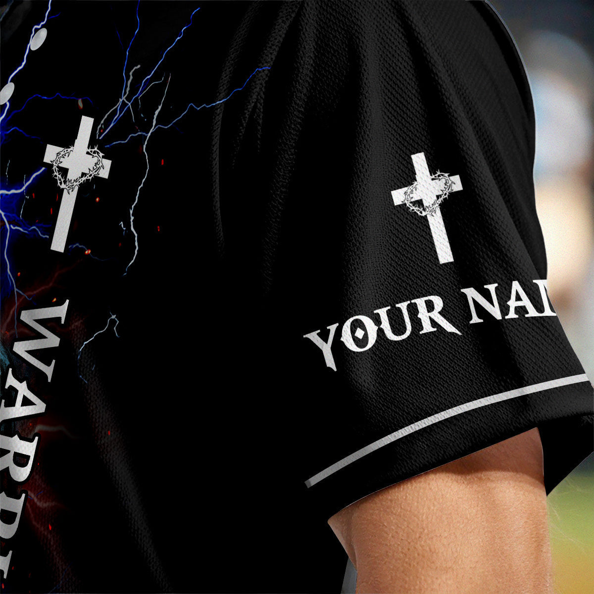 I Would Rather Stand With God Custom Name Baseball Jersey