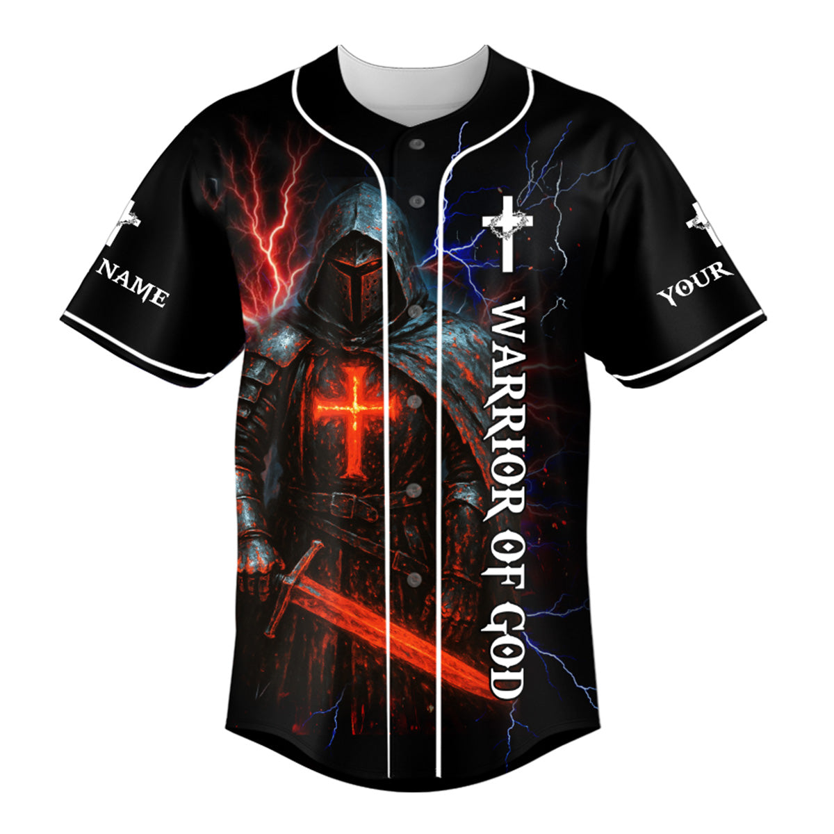 I Would Rather Stand With God Custom Name Baseball Jersey