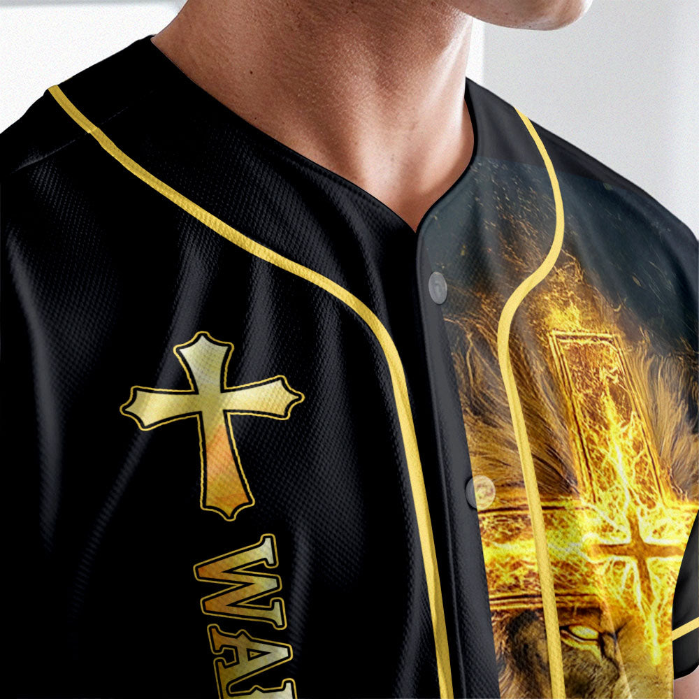 I'm A Warrior Of God Custom Name Baseball Jersey