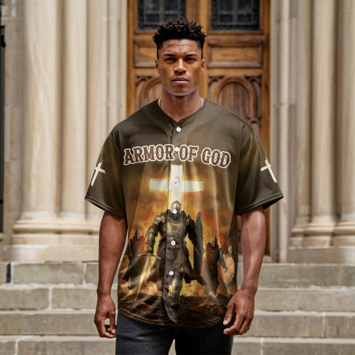 Armor of God Warrior Baseball Jersey