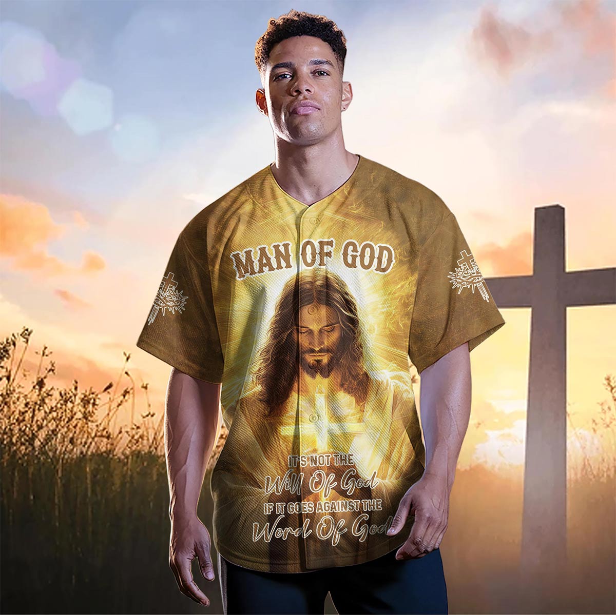 Will of God Word of God Baseball Jersey