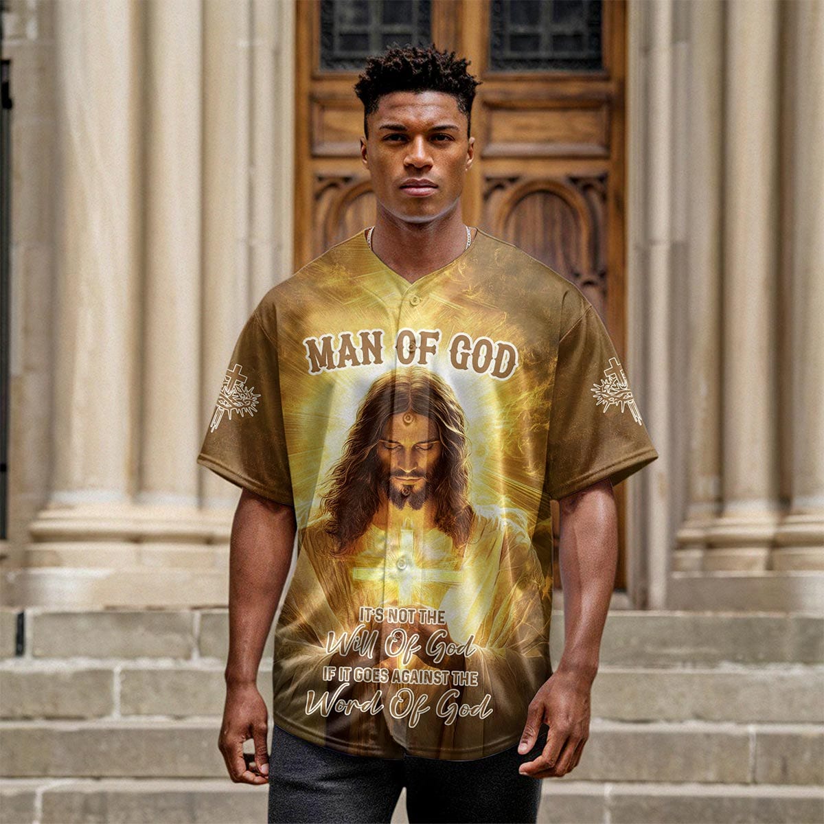 Will of God Word of God Baseball Jersey