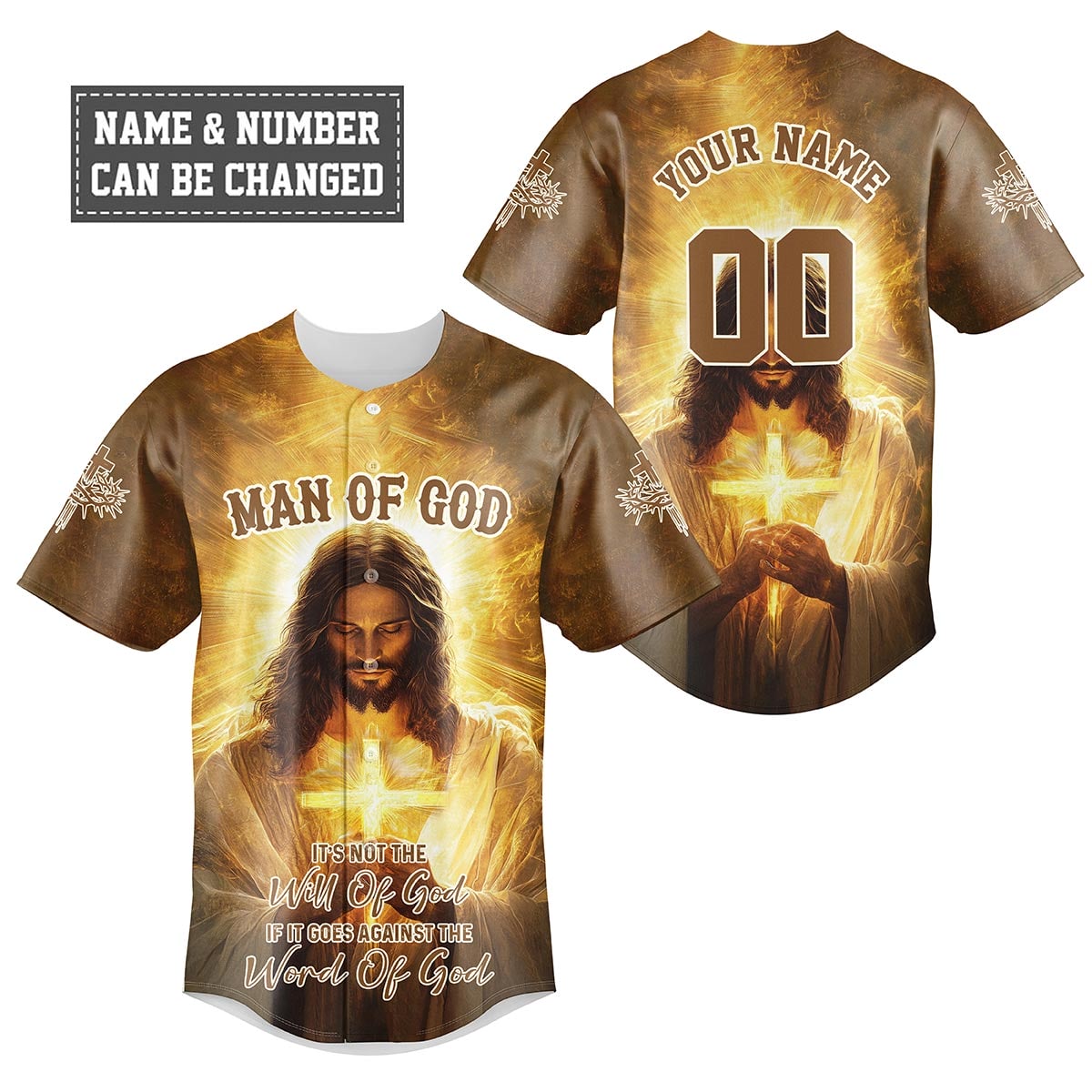 Will of God Word of God Baseball Jersey