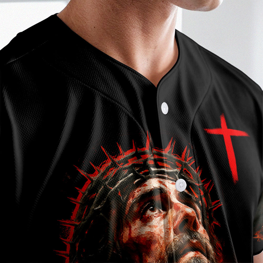 He Died For Me He Rose For Me Custom Name Baseball Jersey