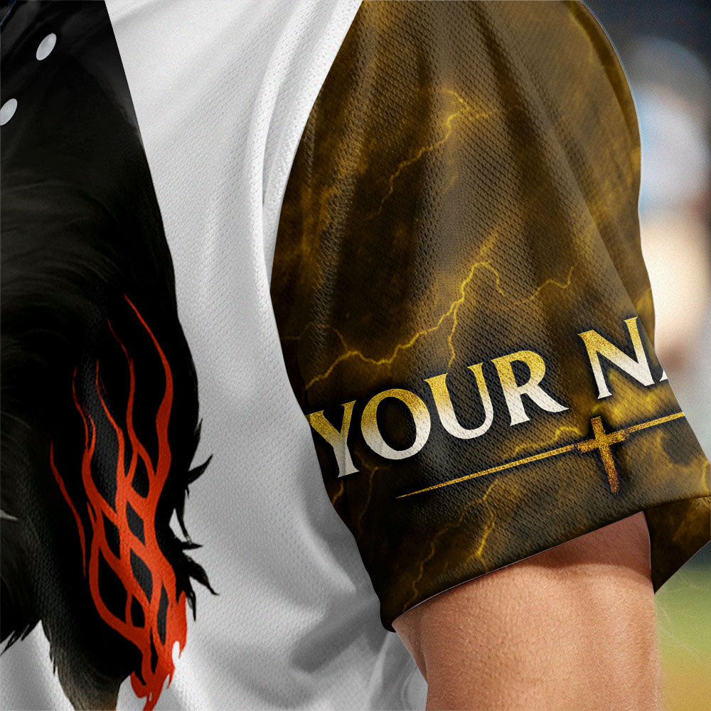 A Lot Can Happen in 3 Days  Custom Name Baseball Jersey
