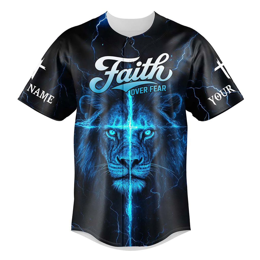 Even In Darkness I See His Light Custom Name Baseball Jersey