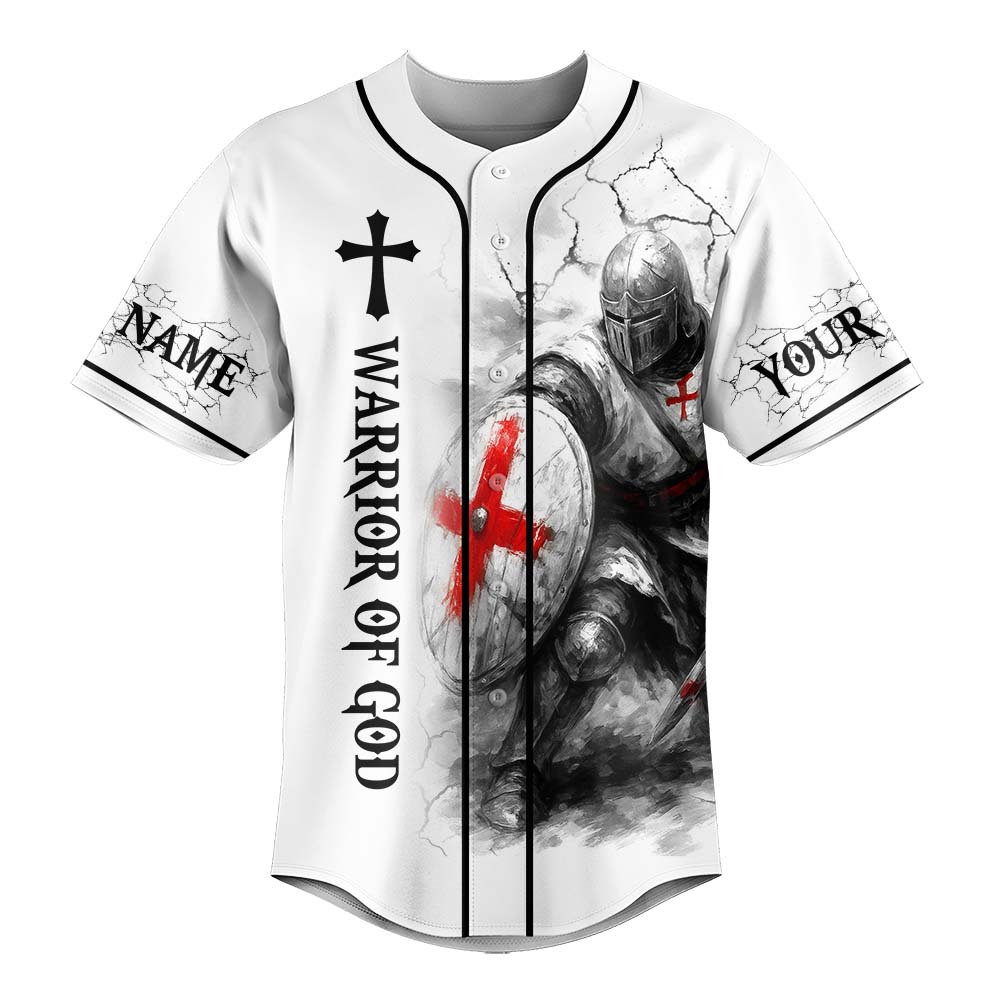 By My God I Can Leap Over A Wall Custom Name Baseball Jersey