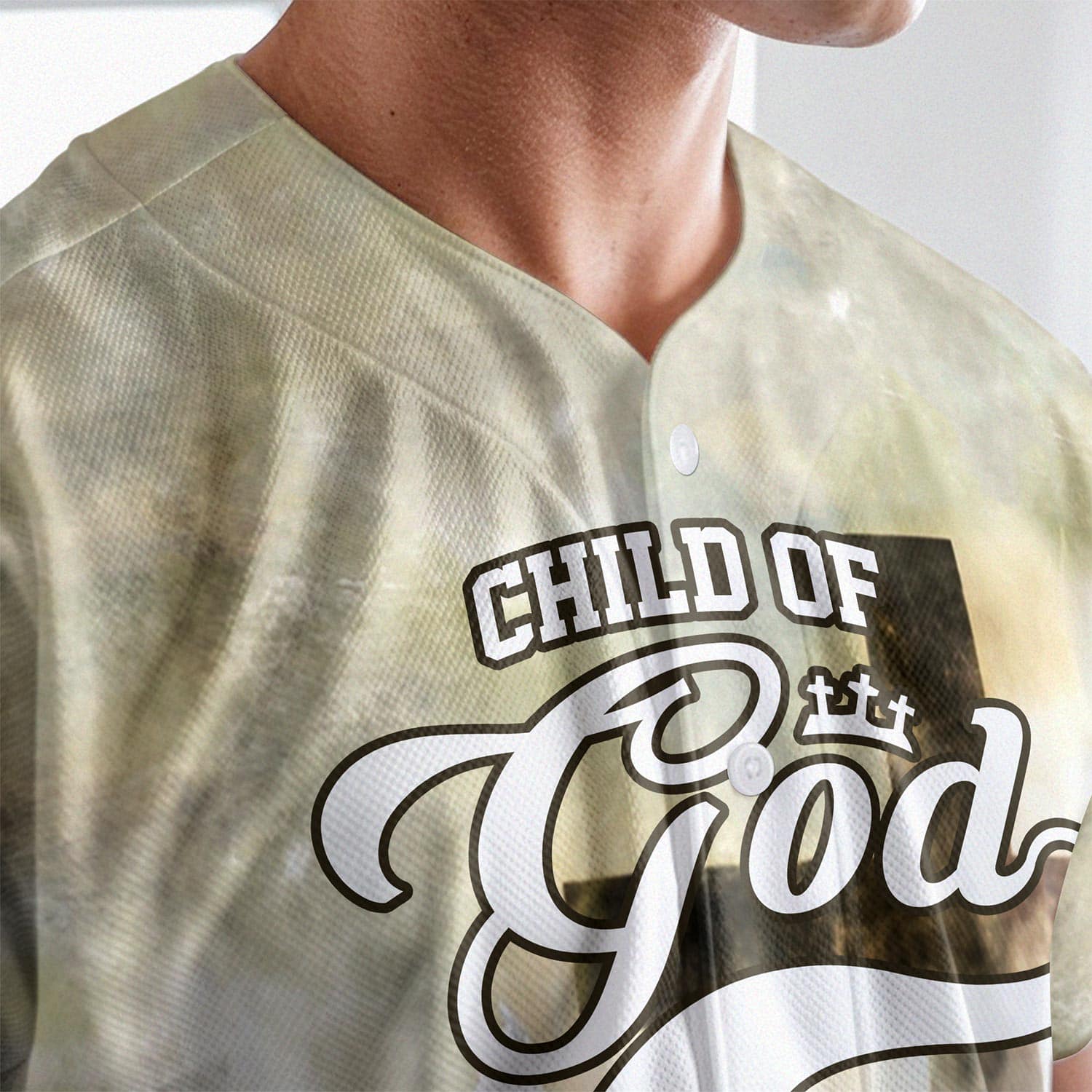 Child of God – Divine Grace Jesus Baseball Jersey