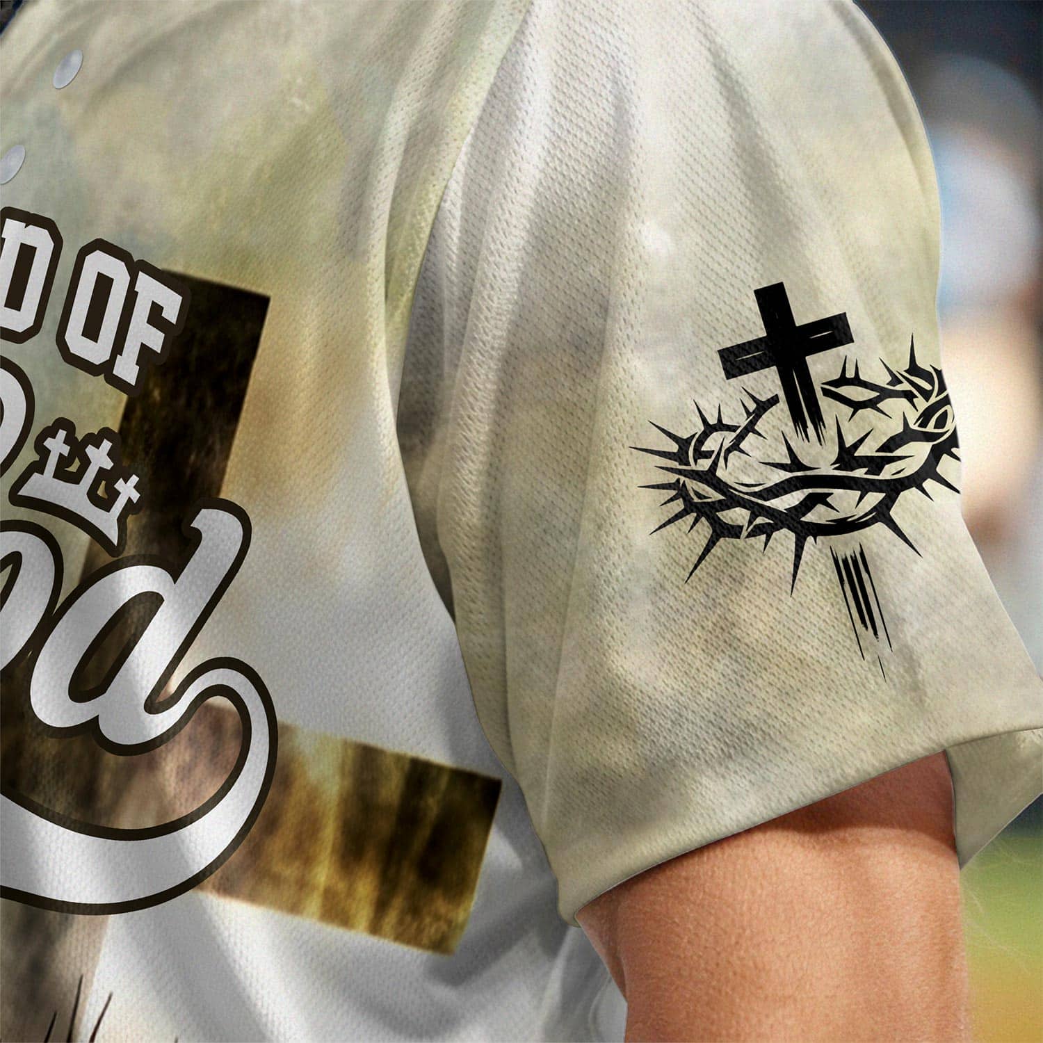 Child of God – Divine Grace Jesus Baseball Jersey