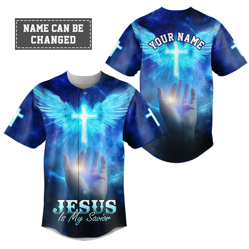 Jesus Is My Savior Custom Name Baseball Jersey
