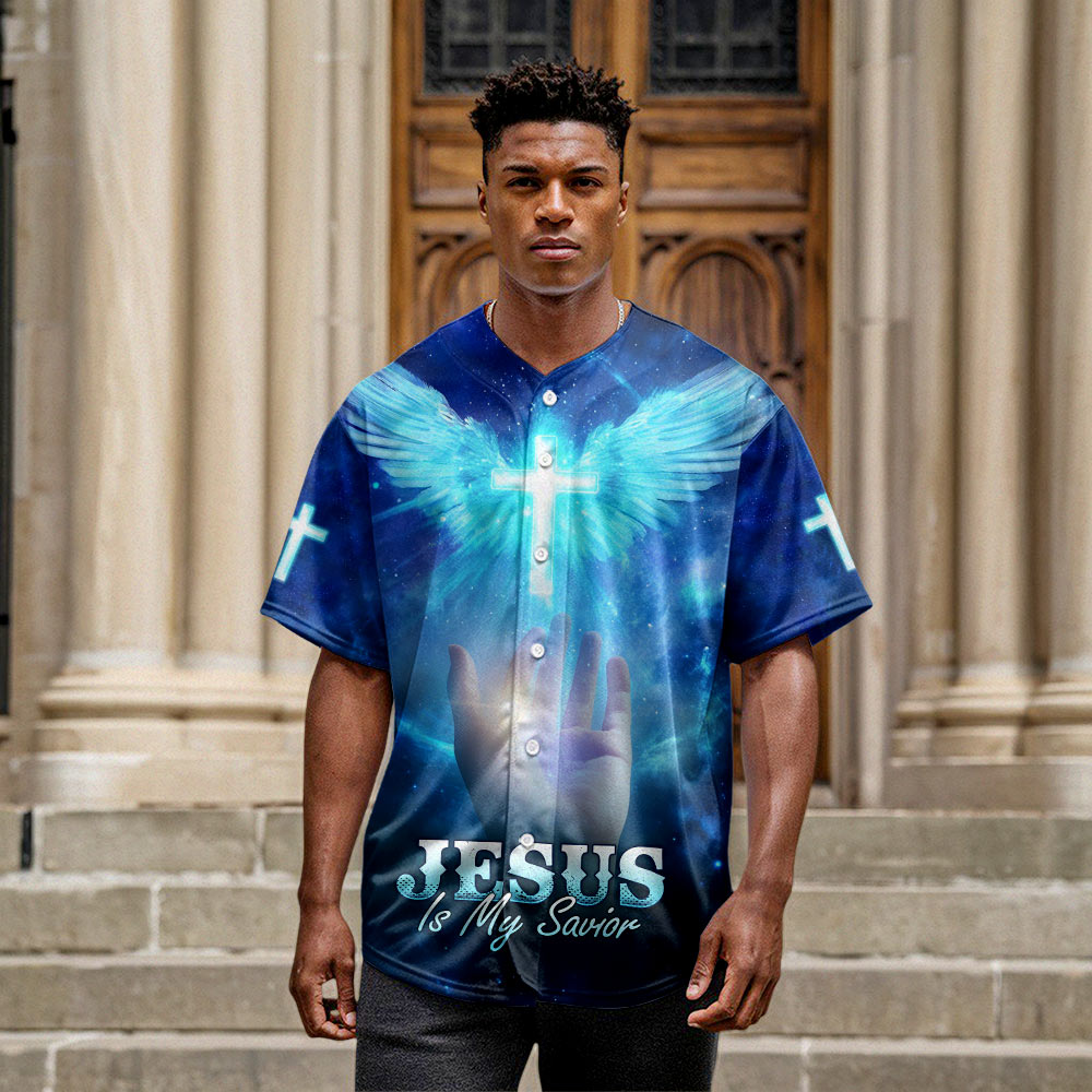 Jesus Is My Savior Custom Name Baseball Jersey