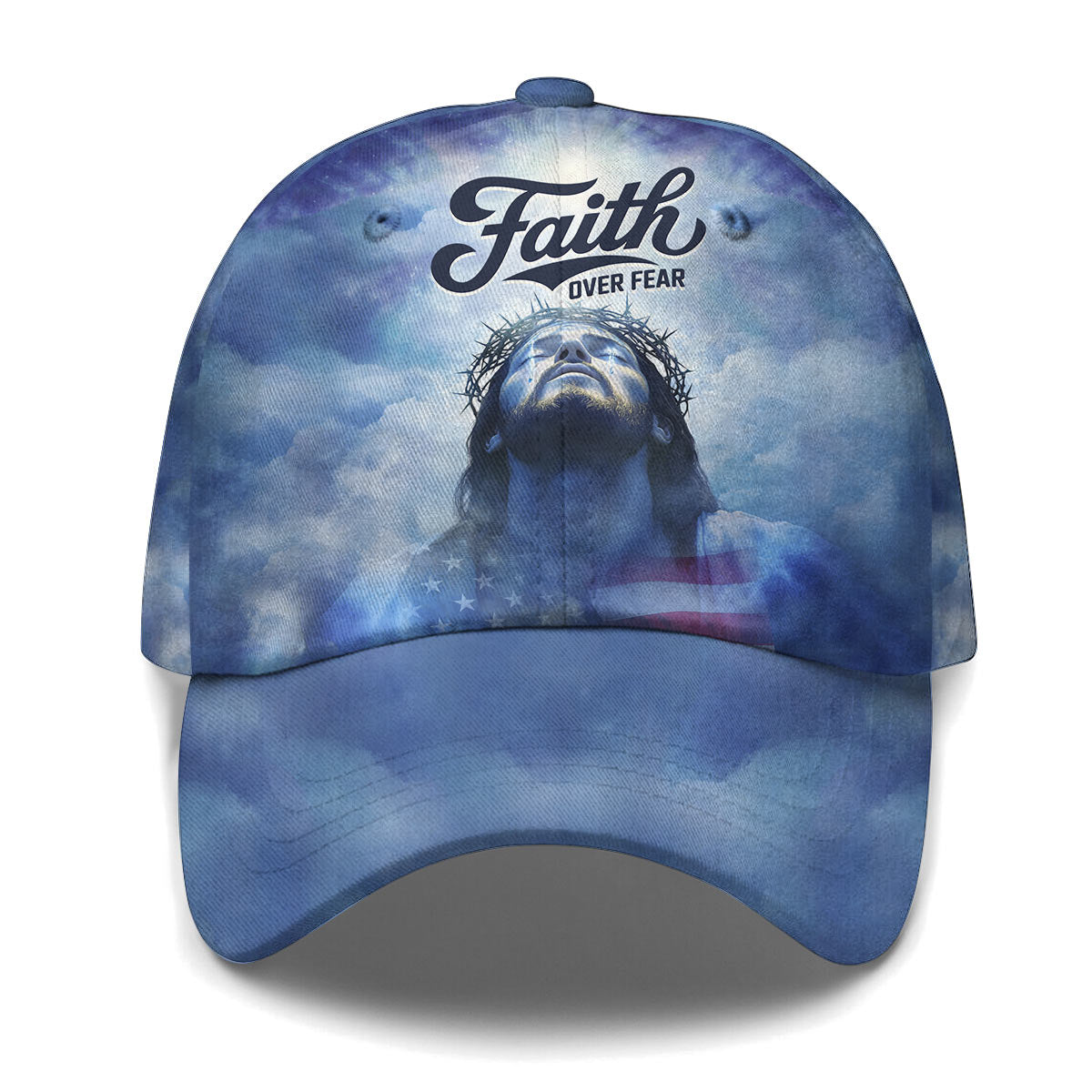 Jesus Faith Over Fear Baseball Cap