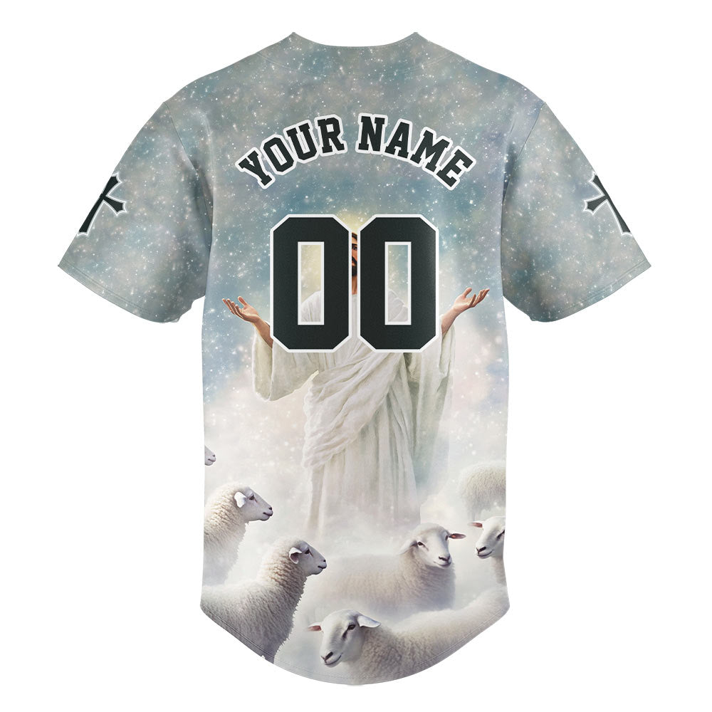 Jesus God Is Good Baseball Jersey
