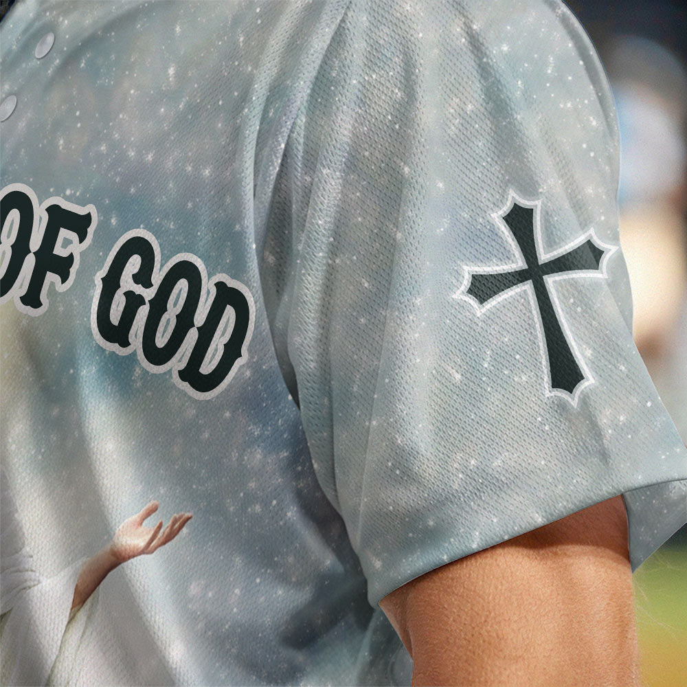 Jesus God Is Good Baseball Jersey