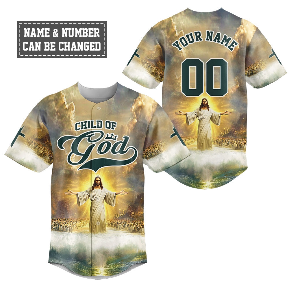 Jesus Child Of God Baseball Jersey