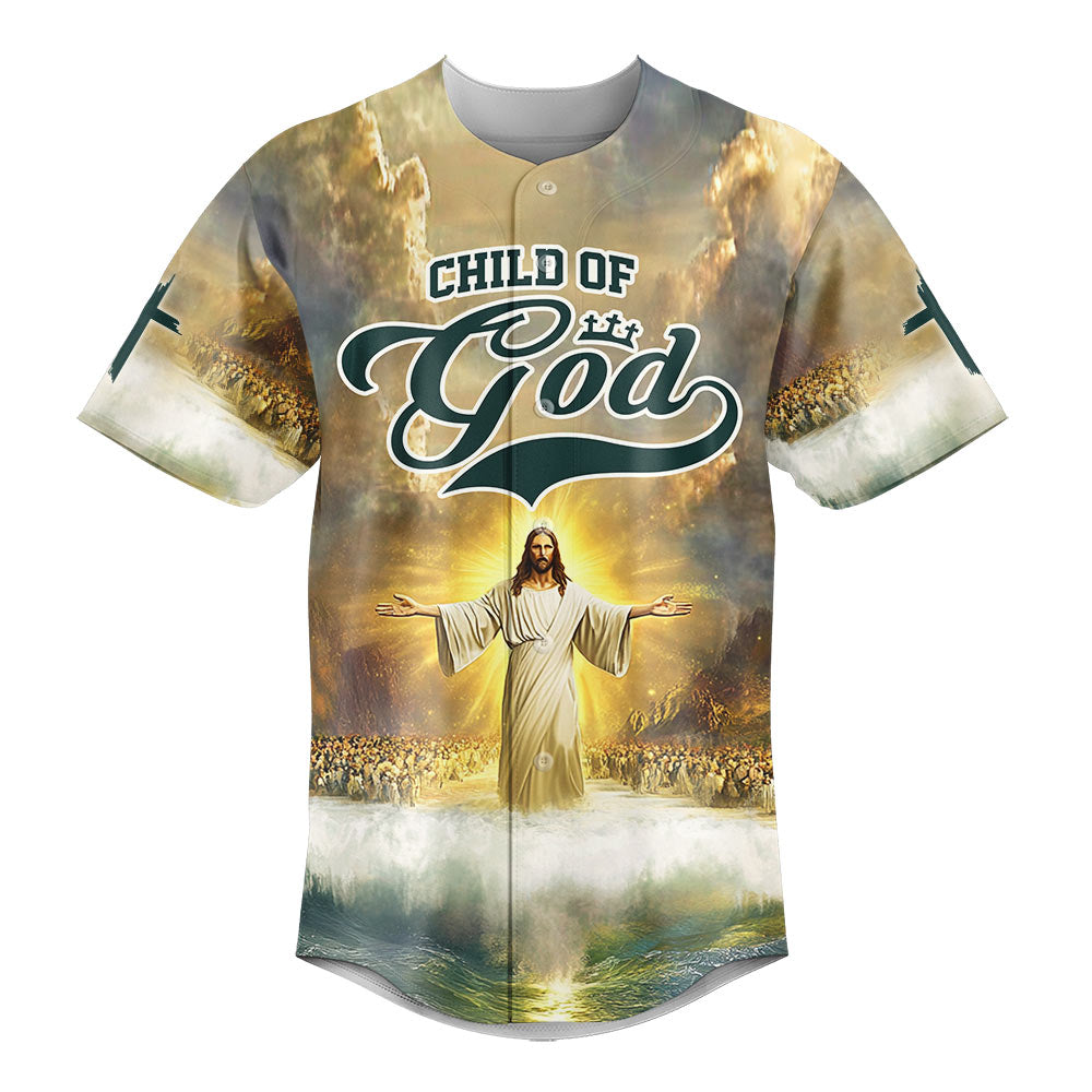 Jesus Child Of God Baseball Jersey