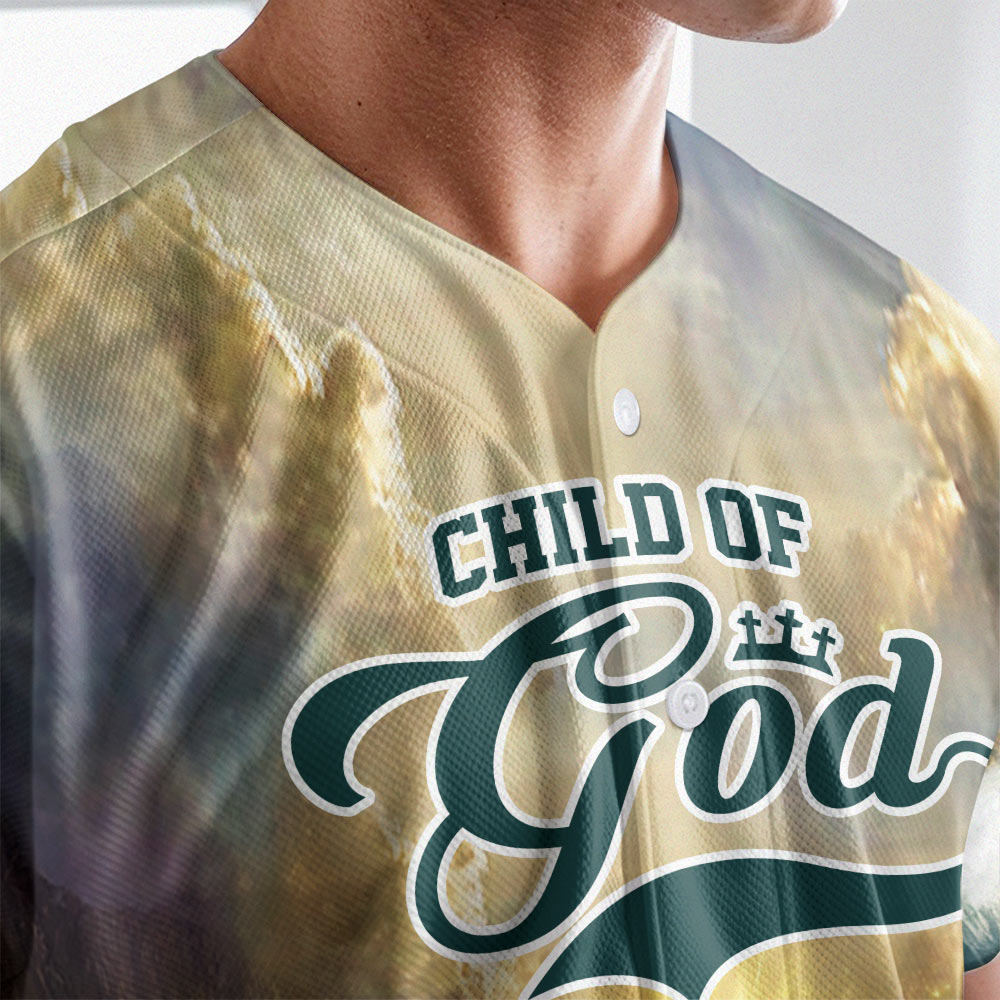Jesus Child Of God Baseball Jersey