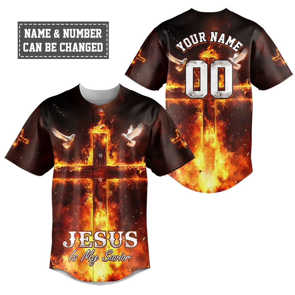 Jesus Is My Savior Baseball Jersey
