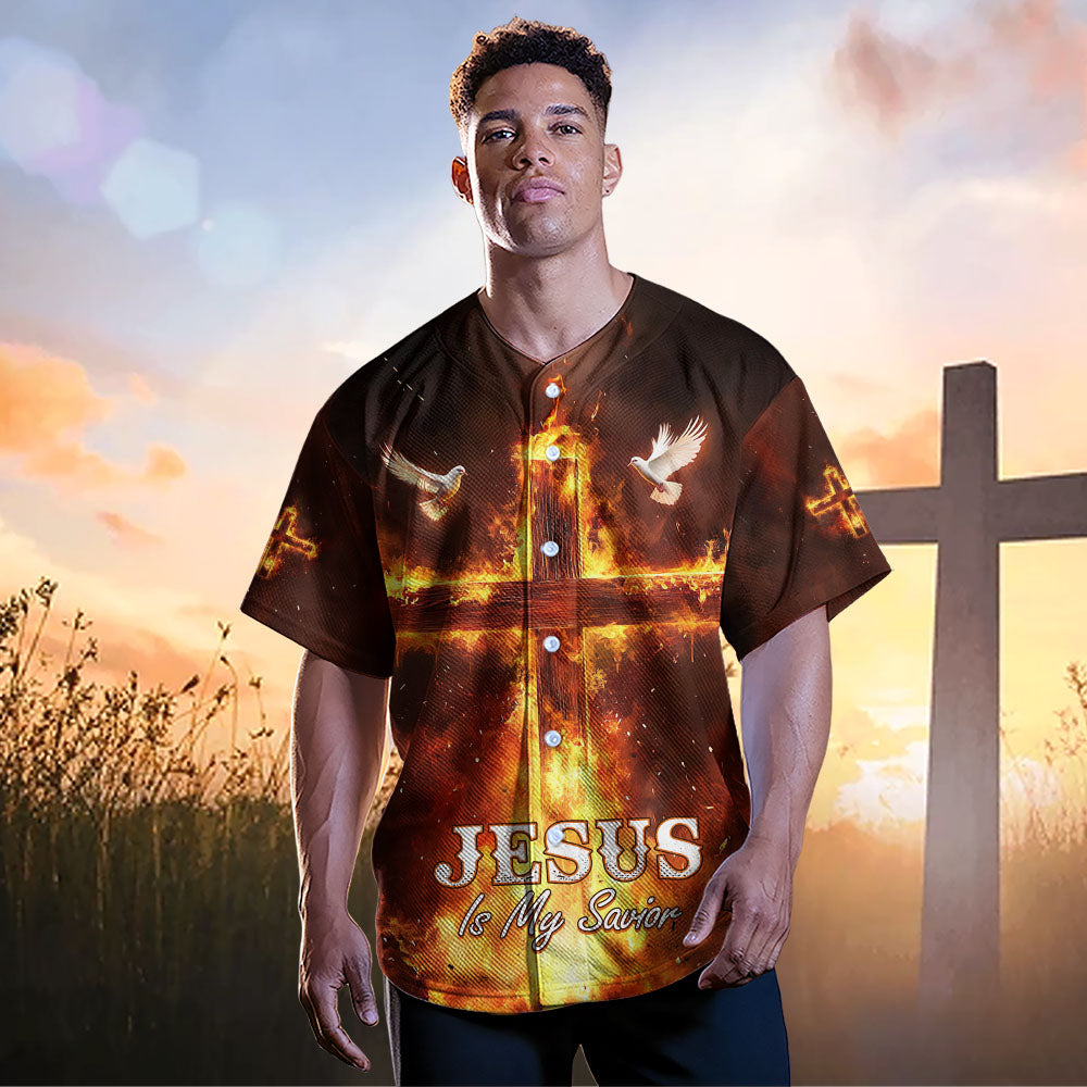Jesus Is My Savior Baseball Jersey