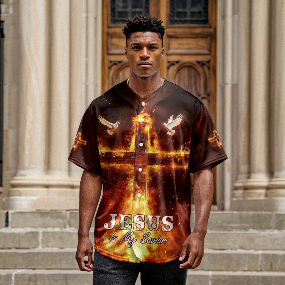 Jesus Is My Savior Baseball Jersey