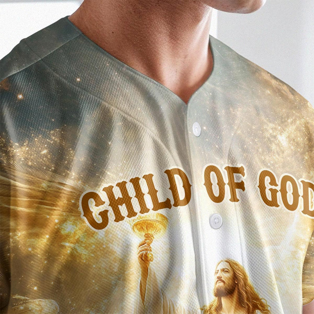 Child Of God He is Risen Baseball Jersey