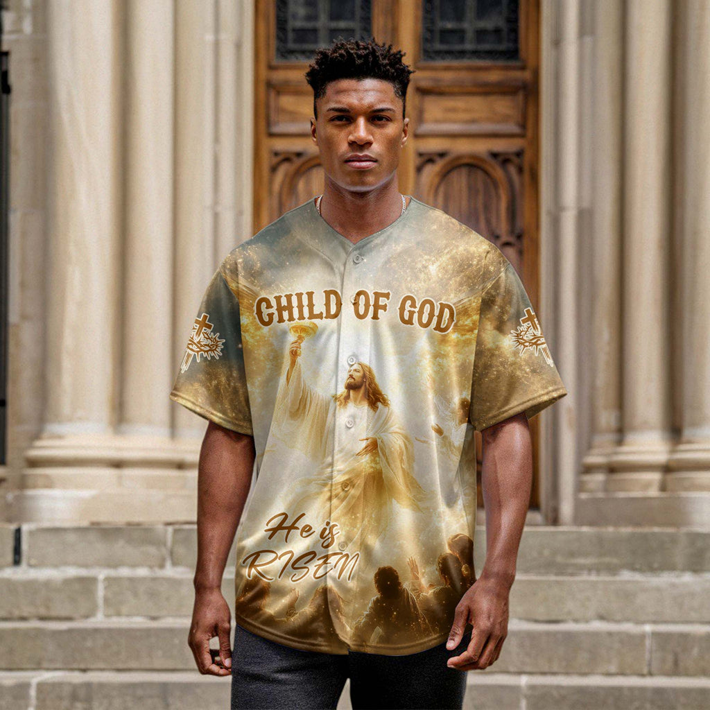 Child of God Risen Baseball Jersey 2