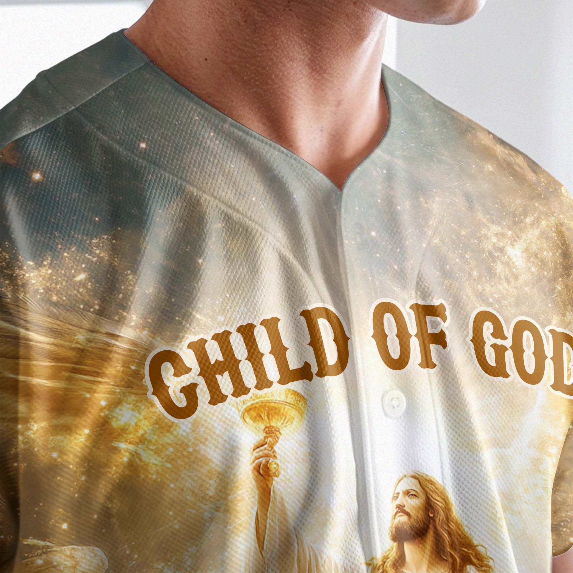 Child of God Risen Baseball Jersey 2