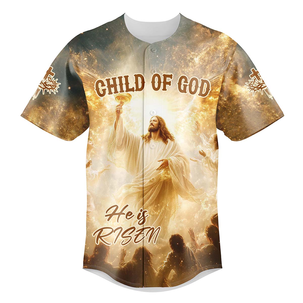 Child of God Risen Baseball Jersey 2