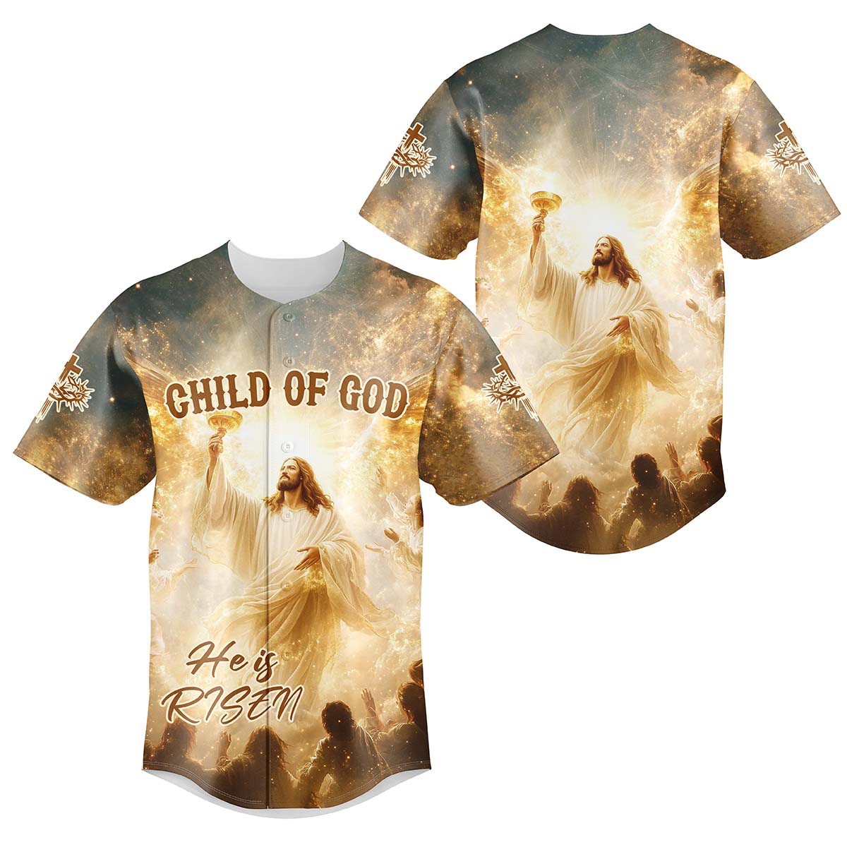 Child of God Risen Baseball Jersey 2