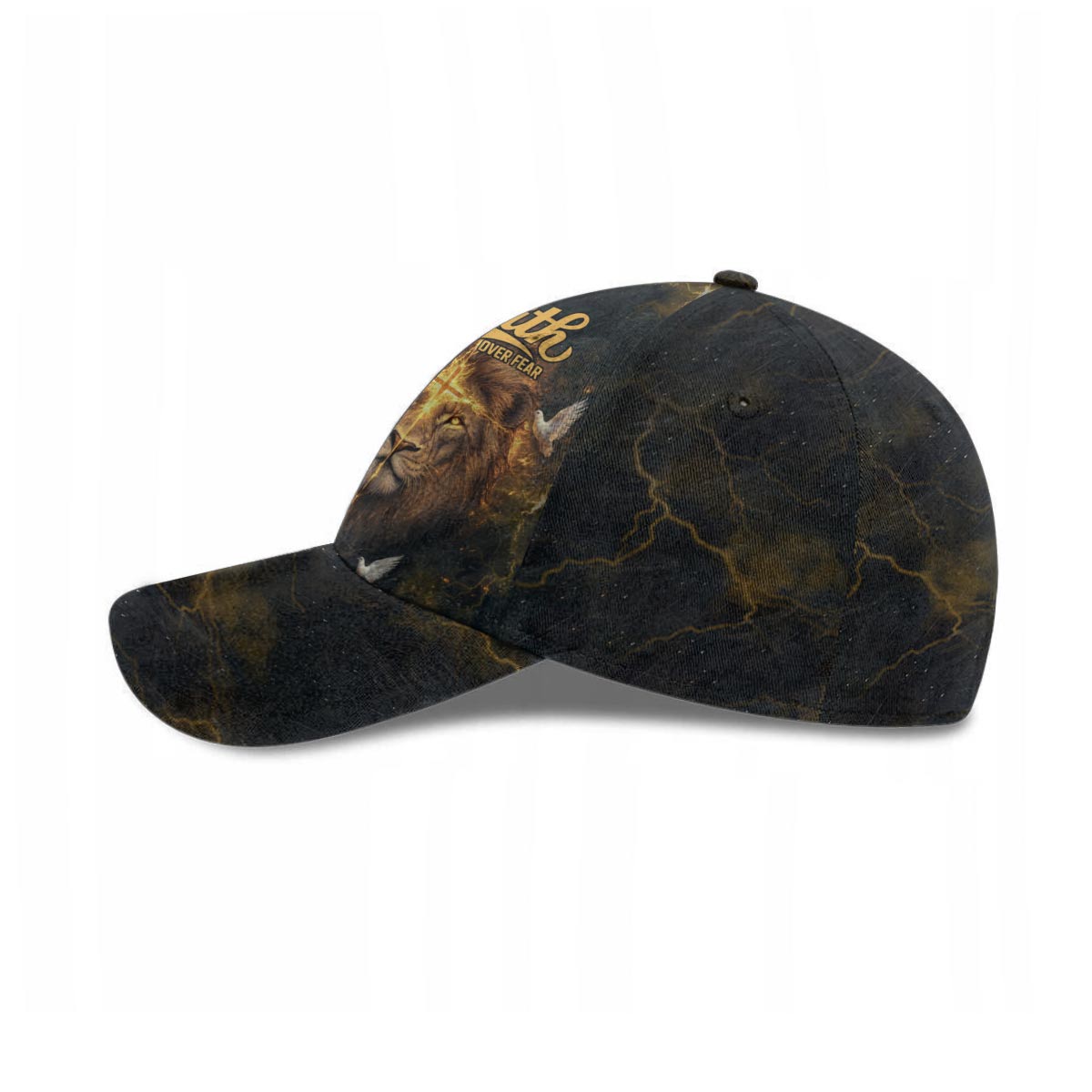 Faith Over Fear Divine Strength Baseball Cap