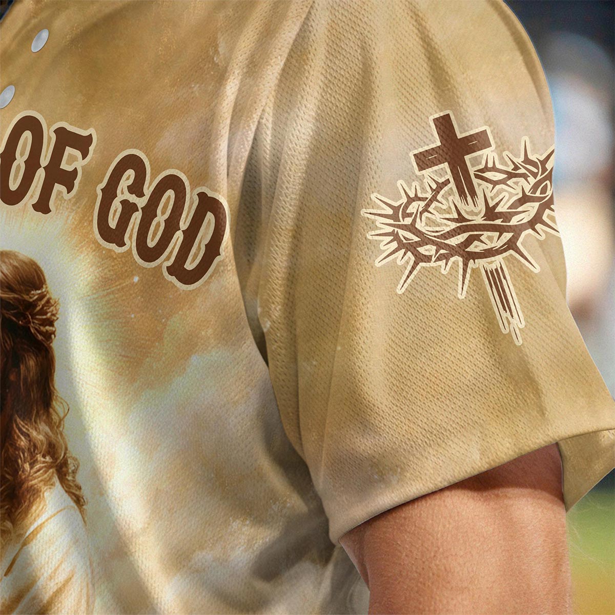 Jesus Child Of God Baseball Jersey