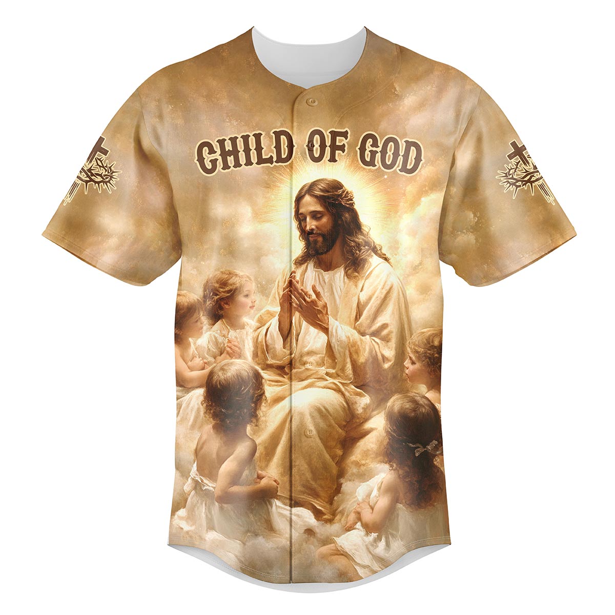 Jesus Child Of God Baseball Jersey