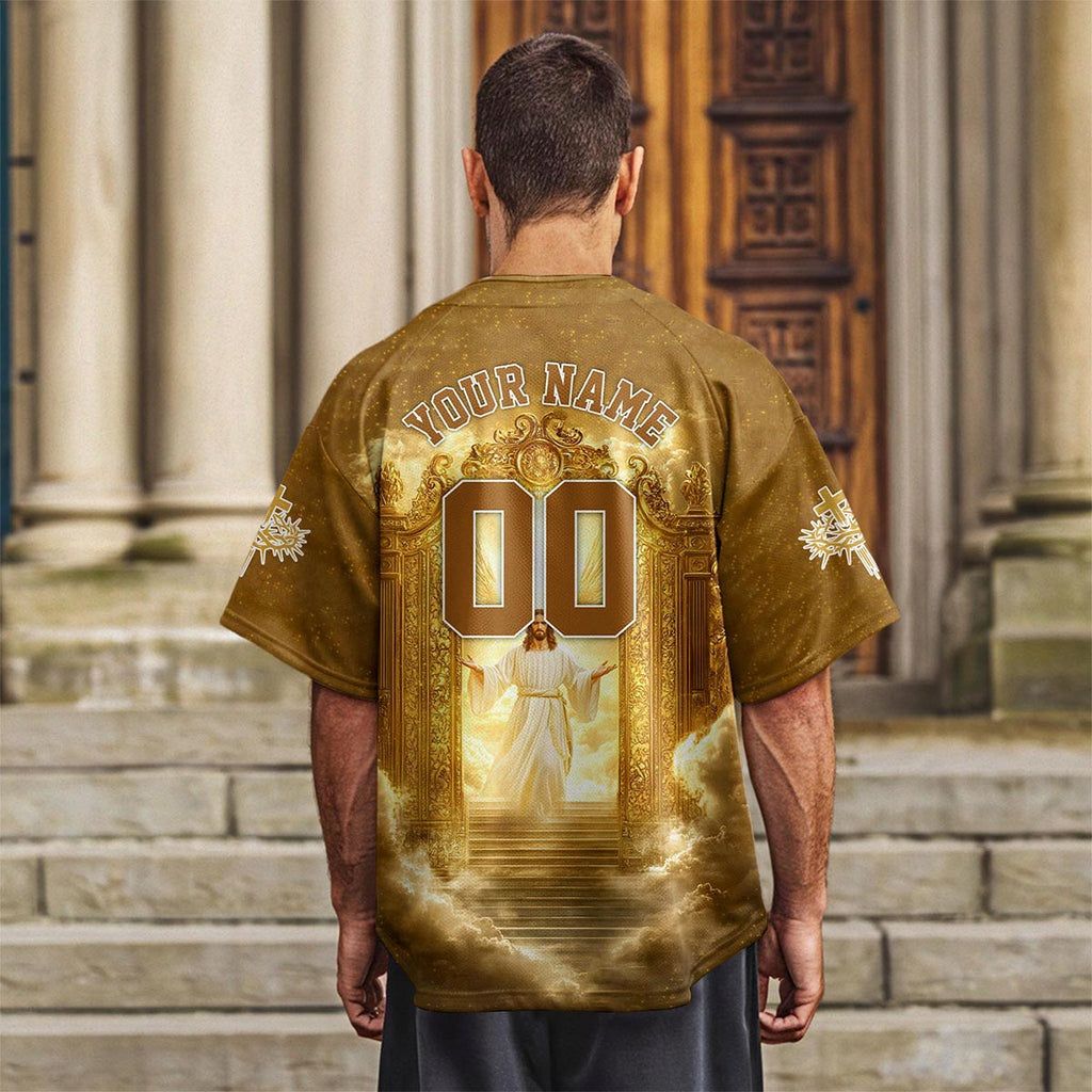 Jesus is the Key to Heaven Baseball Jersey