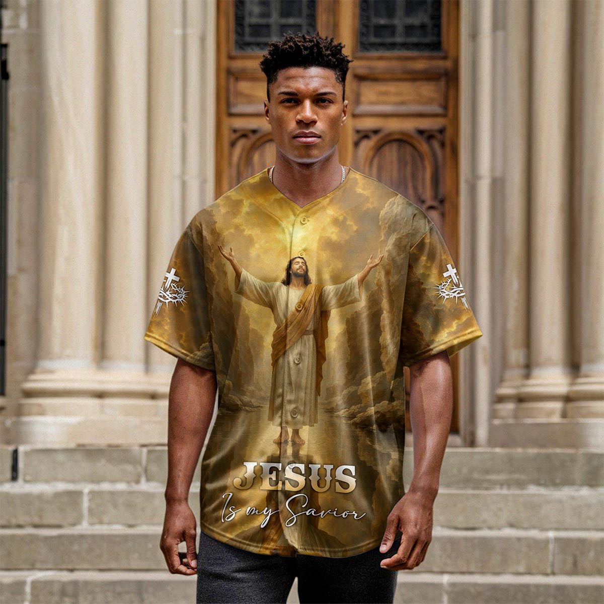 Jesus Is My Savior Baseball Jersey