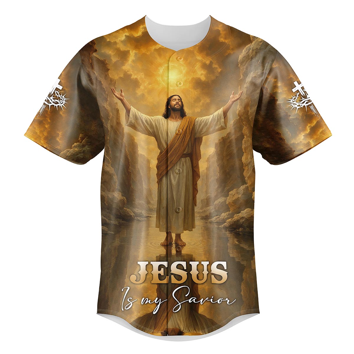 Jesus Is My Savior Baseball Jersey