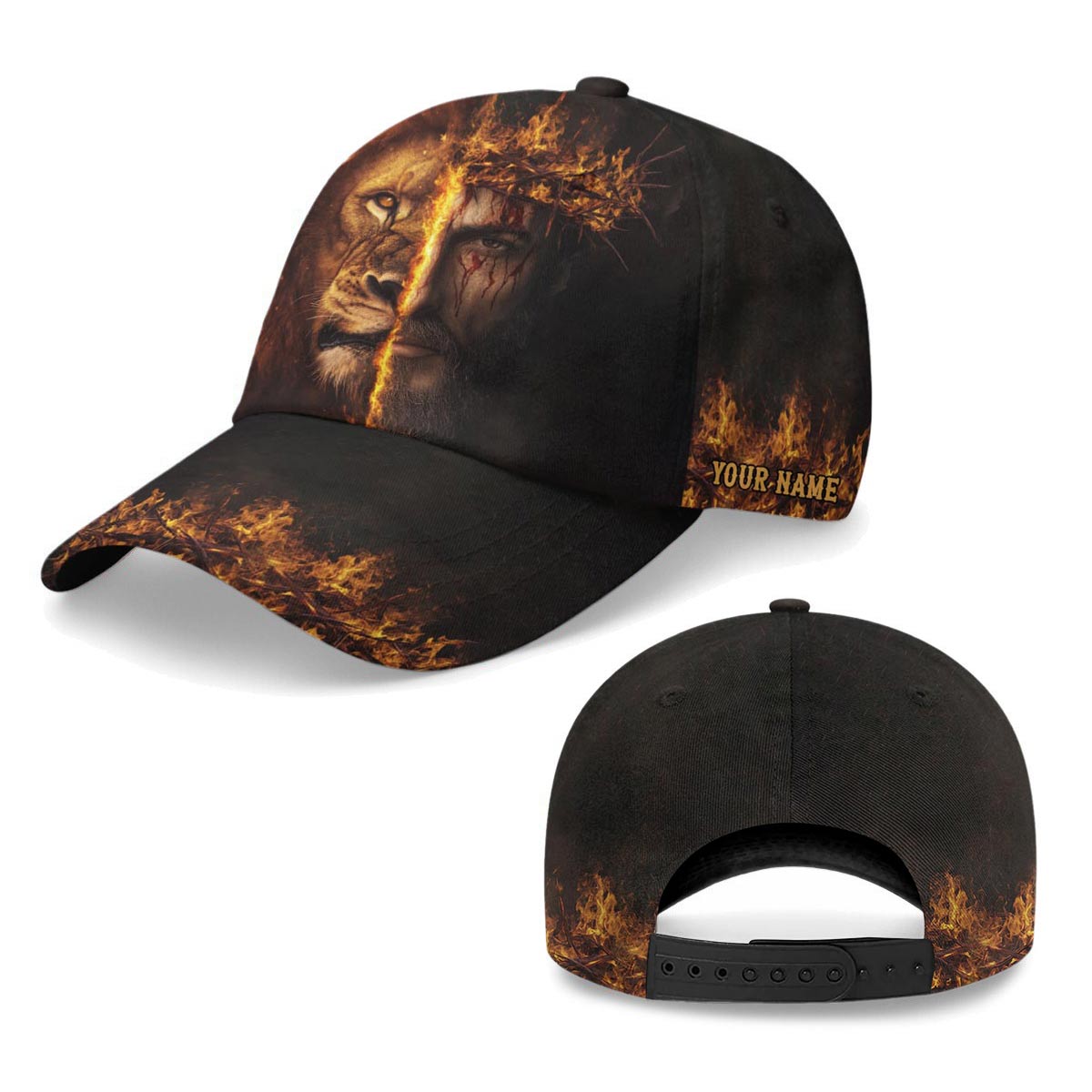 Jesus Is King Lion Baseball Cap