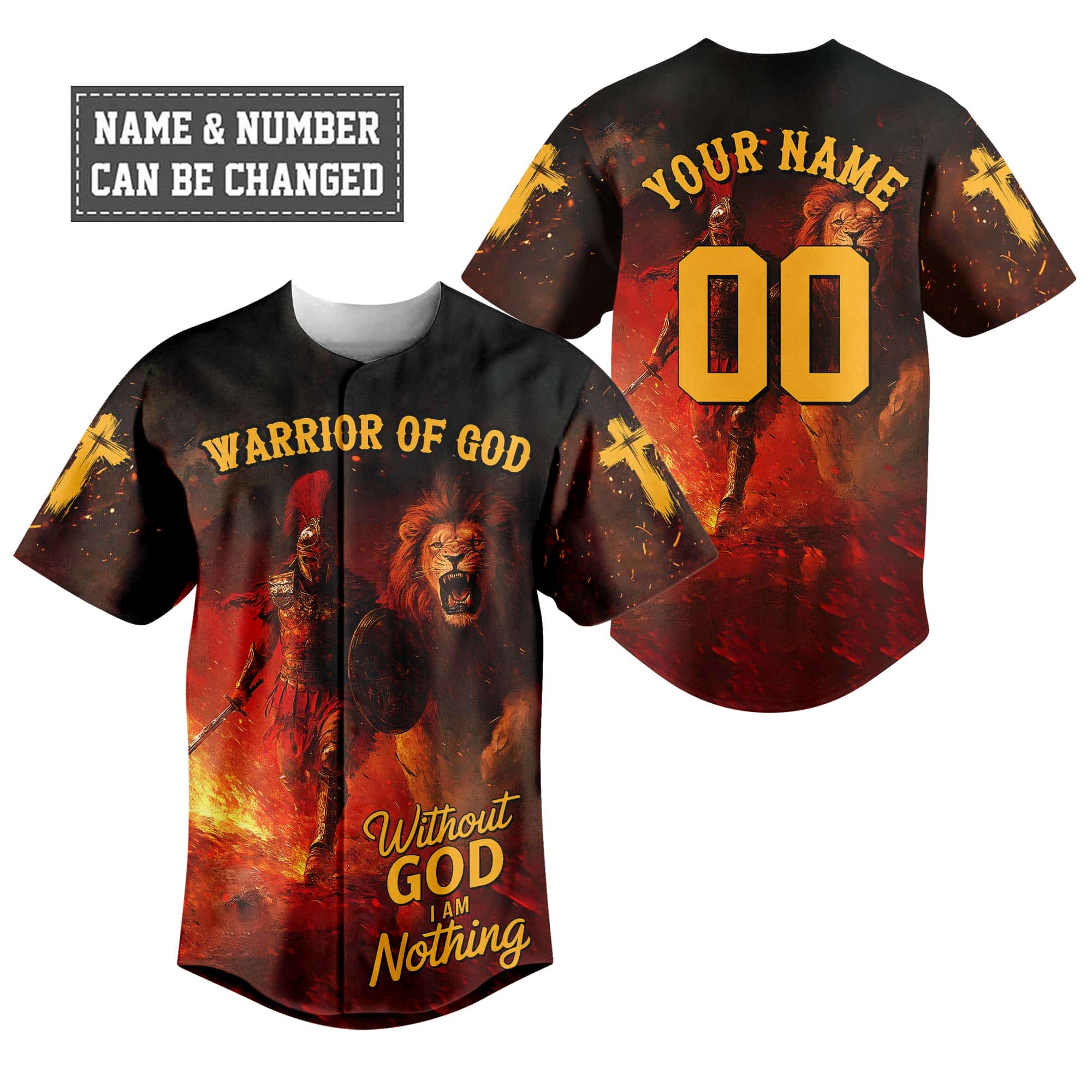 Without God I Am Nothing Baseball Jersey